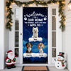 Welcome to Our Home the Humans Just Live Here 3D Dog Door Cover Decorative Gift CH07 899414