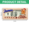 Personalized Merry Christmas Cute Cartoon Pattern Wood Money Holder HO82 903968