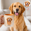 Custom Pet Photo Portrait Watercolor Print Full Accent Mug For Pet Lovers LM32 669437