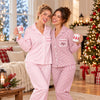 Personalized Text Striped Pattern Pajamas - Gift For Family, Kids, Friends, Coworker HO82 903864