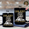 Custom Photo Look Who's Getting Married Black Mug - Personalized Bachelorette Gift HO82 903196
