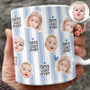 Custom Baby Face Best Dad, Mom Ever Print Full Mug - Personalized Gift for Parents LM32 899783