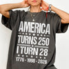 Personalized America Turns 250 1776-2026 Anniversary Comfort Shirt - Patriotic Gift For Family TH10 170075