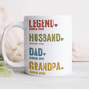 Legend, Husband, Dad, Grandpa Father's Day Gift Mug TH10 892643