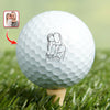 Custom Photo Golf Ball Stamp Box for Dad Father's Day Gift HA75 921102