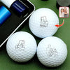 Custom Photo Golf Ball Stamp Box for Dad Father's Day Gift HA75 921102