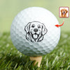 Custom Dog Photo Golf Ball Stamp Box, Golf Club Gift, Golf Lovers Gift TH10 896919