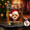 Custom Photo Christmas Would Be Boring Without Me Christmas Whiskey Glass TH10 894273