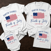 Custom Family Name 4th of July American Flag Matching Shirt LM32 669049
