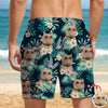 Custom Cat Photo Tropical Vacation Aloha Beach Short Gift For Cat Lover HO82 902646