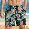 Custom Cat Photo Tropical Vacation Aloha Beach Short Gift For Cat Lover HO82 902646