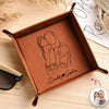 Custom Photo Personalized Leather Valet Tray for Dad Father's Day Gift HA75 921274