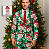 Custom Face Photo With Snow Family Men's Suits HO82 N369 900228
