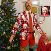 Custom Face Photo With Snow Family Men's Suits HO82 N369 900228