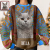 Custom Cat Photo Frozen Christmas Ugly Sweater For Cat Lovers CH07 899956