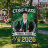 Custom Photo Congrats Graduation Class of 2026 Garden Flag Decor For Graduation Party CH07 910842