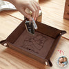Custom Photo Personalized Leather Valet Tray for Dad Father's Day Gift HA75 921274