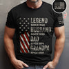 Personalized Family Name Father's Day Gifts, Legend, Husband, Dad And Grandpa Dark Shirt HO82 902708
