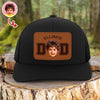 Custom Photo Dog Cat Circle Patch Hat For Dad TH10 169711