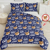 Custom Pet Photo Best Dad And Mom Ever Quilt Bedding Set For Dog And Cat Lovers LM32 897283