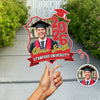 Custom Photo Class Of 2026 Graduation Face Fan HA75 920548