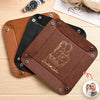 Custom Photo Personalized Leather Valet Tray for Dad Father's Day Gift HA75 921274
