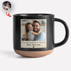 Custom Photo Dad And Kid Pottery Mug - Personalized Father’s Day Gift HO82 902382