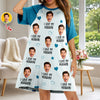 Custom Face Photo I Love My Husband Nightgown LM32 899661