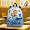 Custom Kid Photo Personalized Soccer Backpack HA75 921698