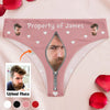 Property Of Anniversary Gift For Wife - Personalized Photo Women's Low-waisted Brief 642811