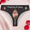 Property Of Anniversary Gift For Wife - Personalized Photo Women's Low-waisted Brief 642811