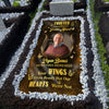Custom Photo Gone But Never Forgotten Grave Memorial Blanket HA75 892072