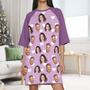 Custom Face Nightgown Valentine's Day Gift For Wife, Girlfriend CH07 910362
