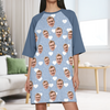 Custom Face Nightgown Valentine's Day Gift For Wife, Girlfriend CH07 910362