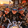 Funny Old Man Face Riders 3D Face Mask, Motorcycle Riders Lovers Gift CH07 180798