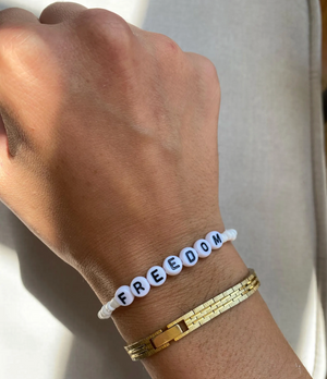 Freedom bracelet, Forever in remembrance of Charlie Kirk LM32 65775