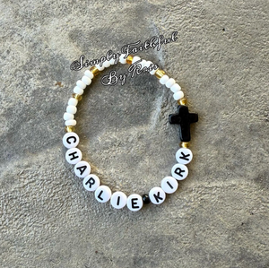 Charlie Kirk Turning Point Freedom Bracelets LM32 65773