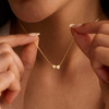 Personalized Custom Name Minimalist Heart Pendent Necklace TH10 170391