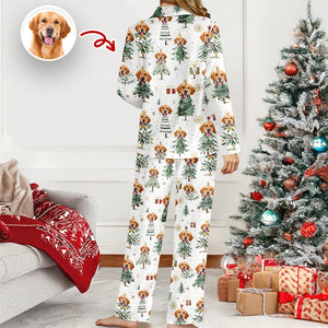 Custom Photo Pet Christmas Pajamas Gift For Pet Lovers LM32 897421