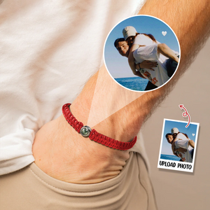 Custom Couple Photo Projection Bracelet Jewelry Couple Gift HA75 892866