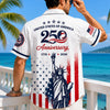 Custom Name American U.S.A 250 Years Of Freedom Hawaii Shirt HO82 902760