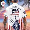 Custom Name American U.S.A 250 Years Of Freedom Hawaii Shirt HO82 902760