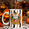 Custom Dog Cat Photo Halloween Pumpkin With Striped Pattern Mug HO82 903142