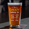 Personalized This Dad Belongs To Us Beer Glass - Father's Day Gift For Husband, Dad, Grandpa LM32 669059