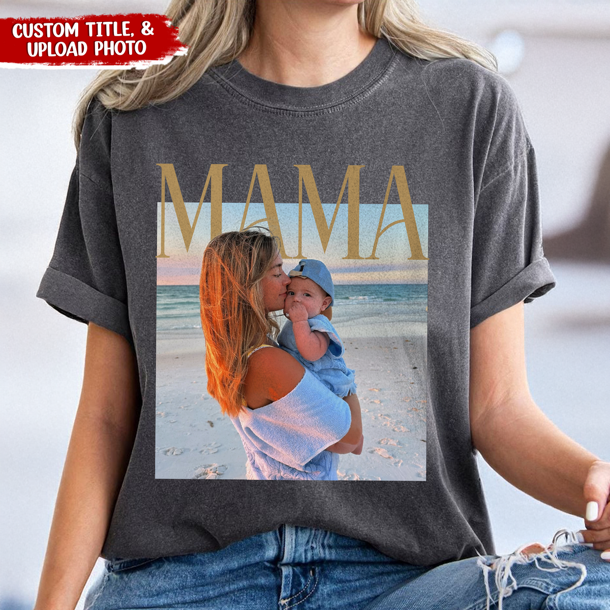 Custom Photo Mom Comfort Shirt Gift For Mother's Day LM32 899187
