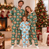 Custom Dog Photo Snow Pattern Christmas Onesie Pajamas Gift For Pet Lovers CH07 180756