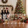 Christmas Wine Glasses Set Gift For Christmas Day TH10 171097