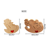 Personalized Wooden Mommy Rolling Bear Family Puzzle, Family Home Decor HA75 920738