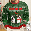 Custom Funny Dog Photo Thank For All The Belly Rubs Ugly Sweater LM32 895577