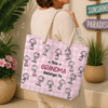 Custom Name This Grandma Belongs To Beach Tote Bag CH07 180092